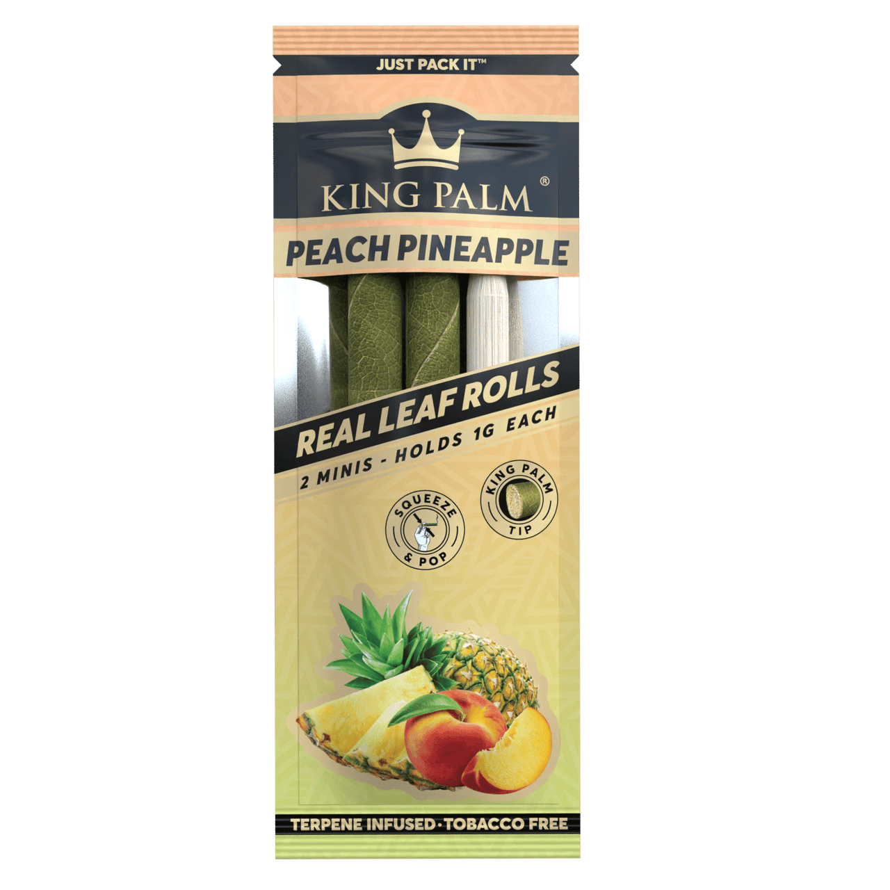 King Palm "MINI" - Peach Pineapple Terps |20ct | 2pk