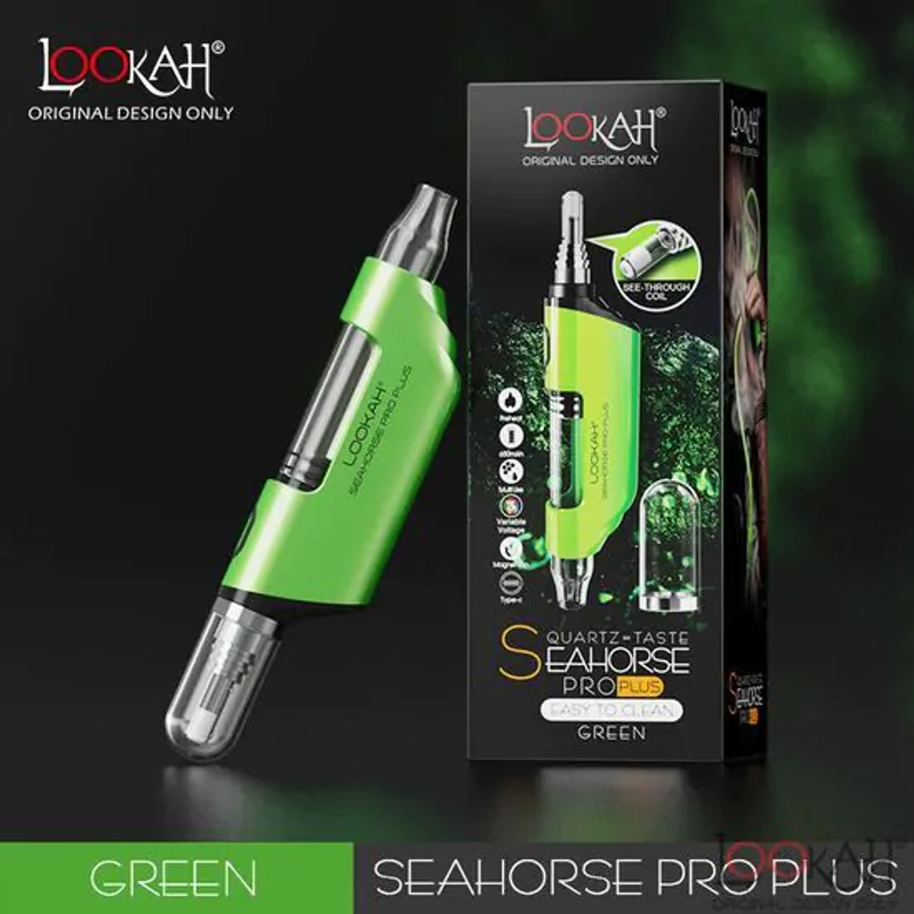 Lookah Seahorse Pro Plus - Green, Lookah