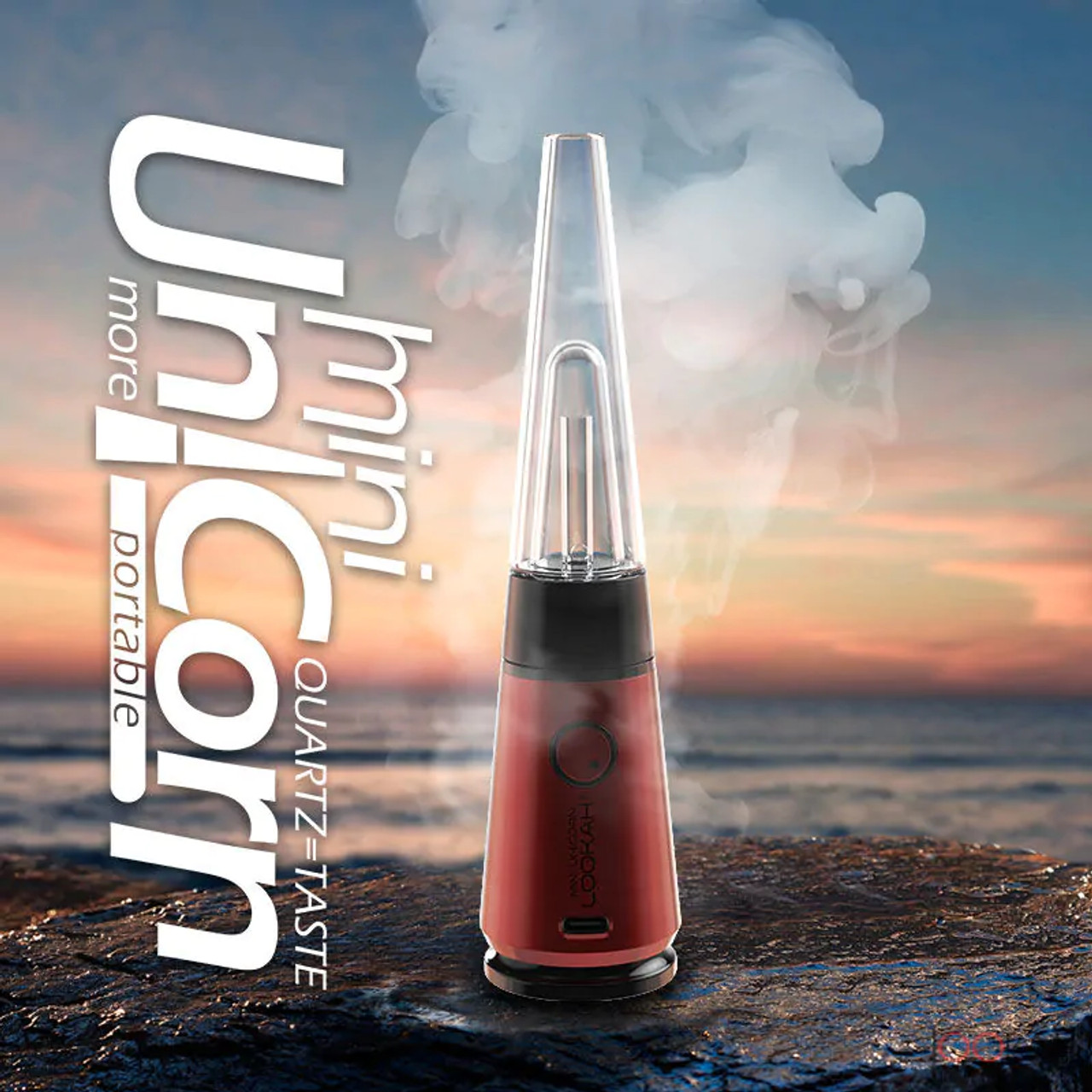 Lookah Unicorn Mini Portable Electric Dab Rig | Red