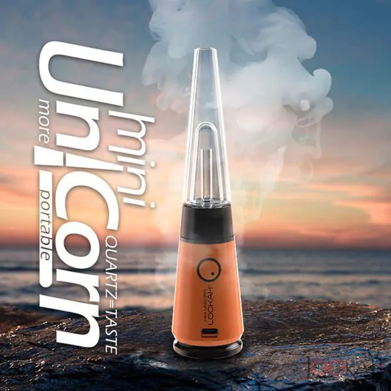 Lookah Unicorn Mini Portable Electric Dab Rig | Orange