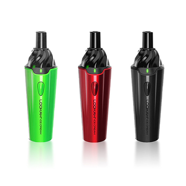 Lookah - Ice Cream 950mAh Dry Herb Device, Black