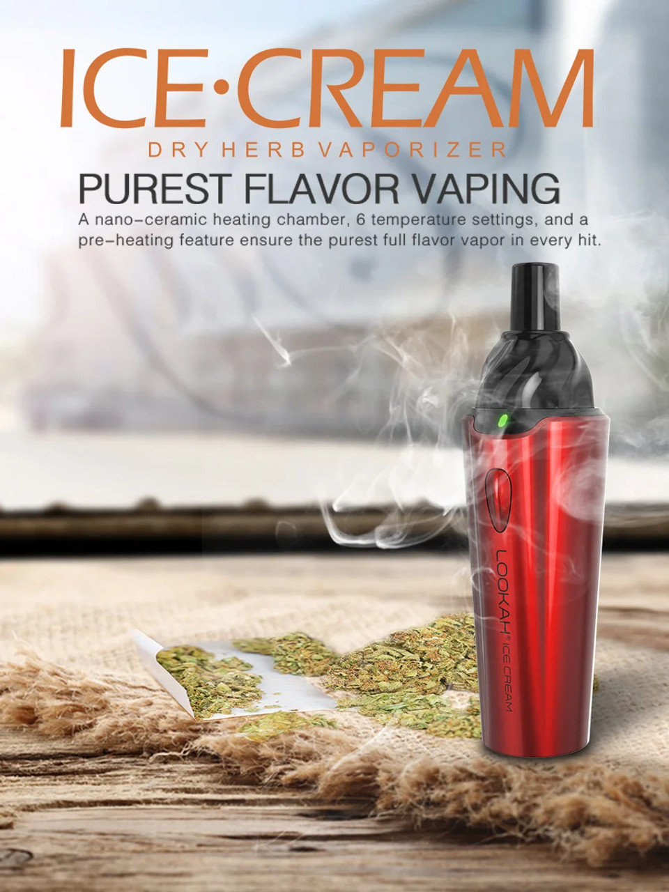 Lookah - Ice Cream 950mAh Dry Herb Device