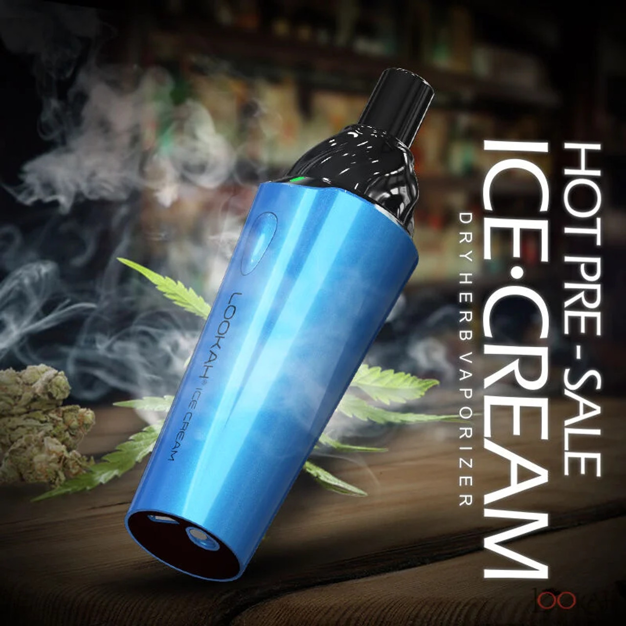 Lookah - Ice Cream 950mAh Dry Herb Device, Blue