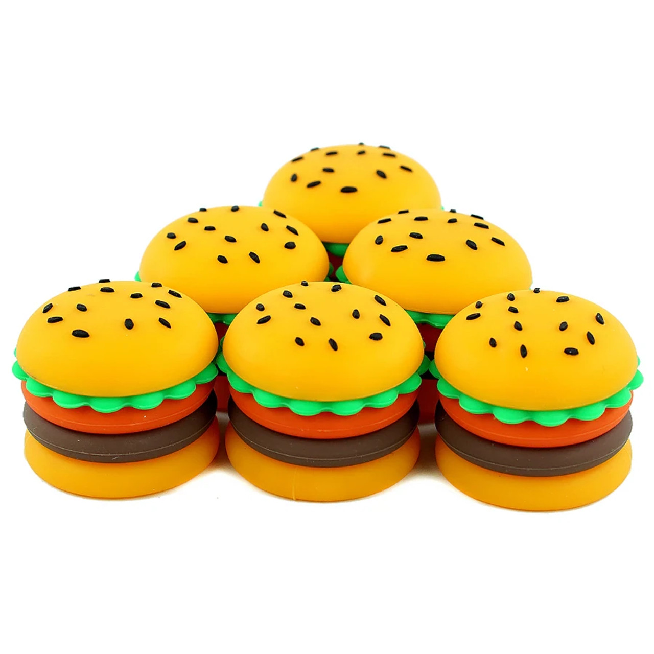 ooDuo 5ml Silicone Containers for Wax 6pcs Non Stick Hamburger  Shape Storage Jars : Arts, Crafts & Sewing
