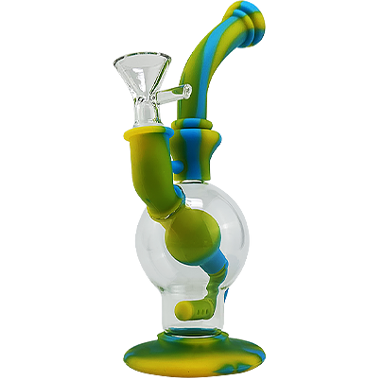 Silicone Faberge Egg Incycler Rig | Assorted Colors