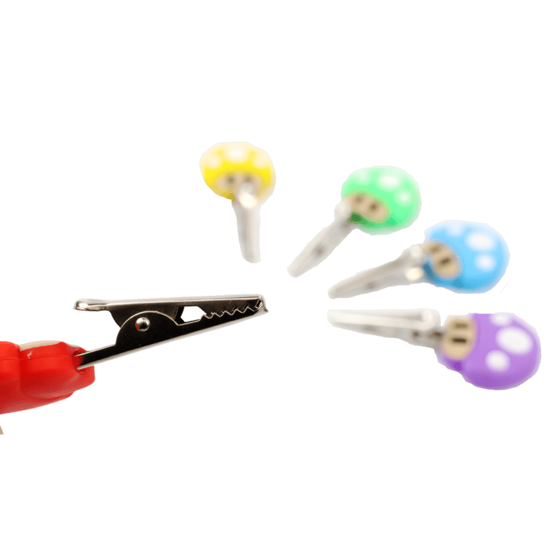 LuvBuds - Mushroom 1up Roach Clip, Assorted Colors May Vary