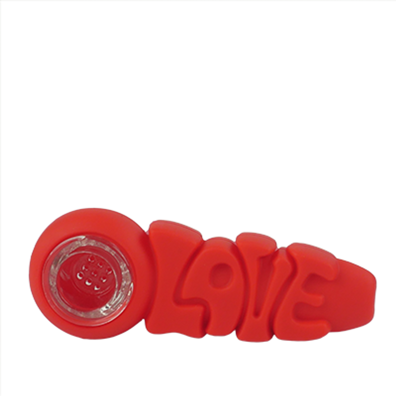 Silicone Love Spoon with Glass Bowl | Assorted Colors