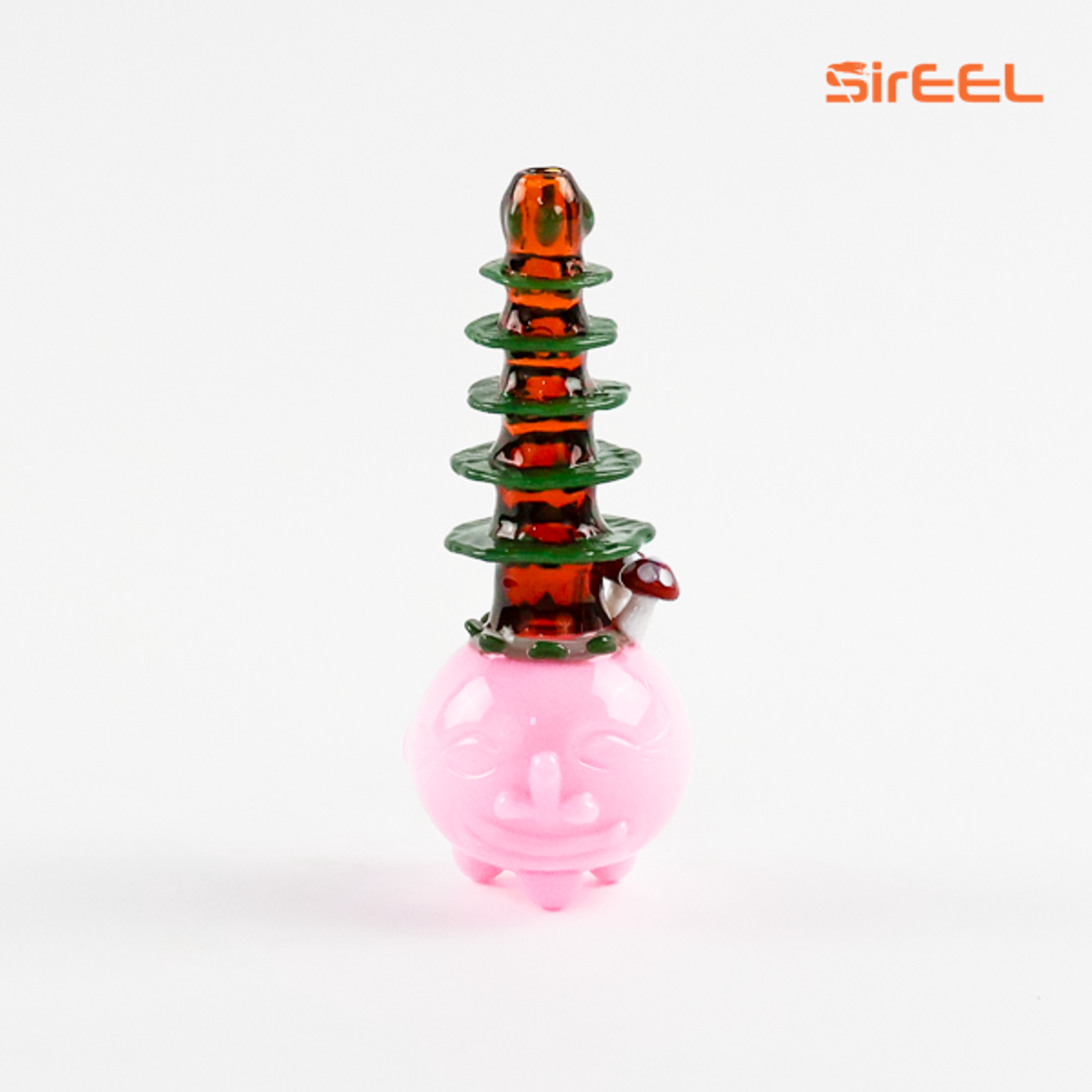 4" SirEEL Literal Pot-Head Mushroom Spoon | Pink
