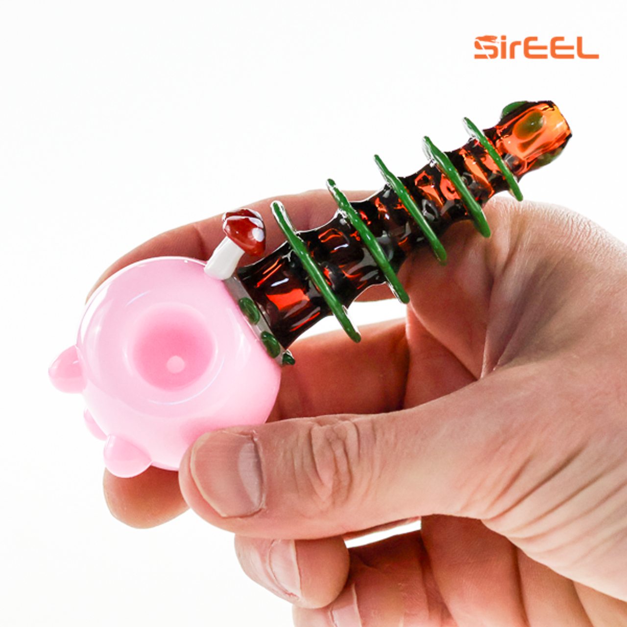 4" SirEEL Literal Pot-Head Mushroom Spoon | Pink