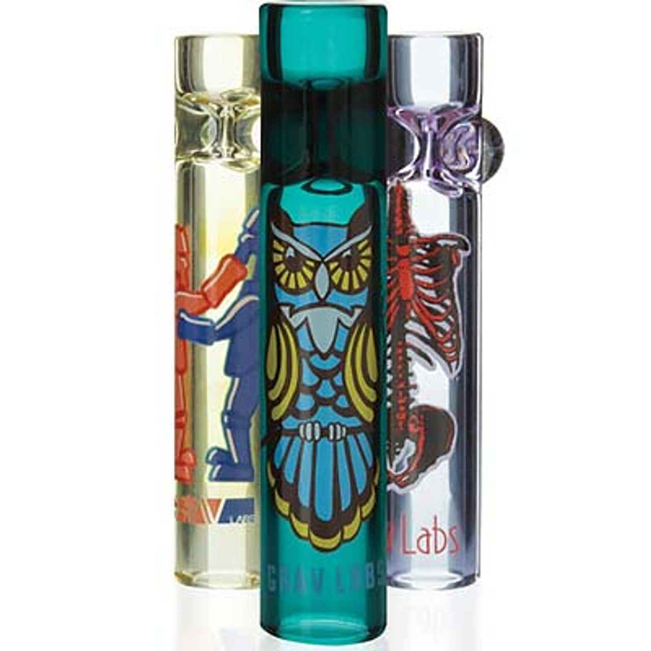 GRAV - 3" 16mm Whimsical Taster, Pack Of 10, Assorted Colors