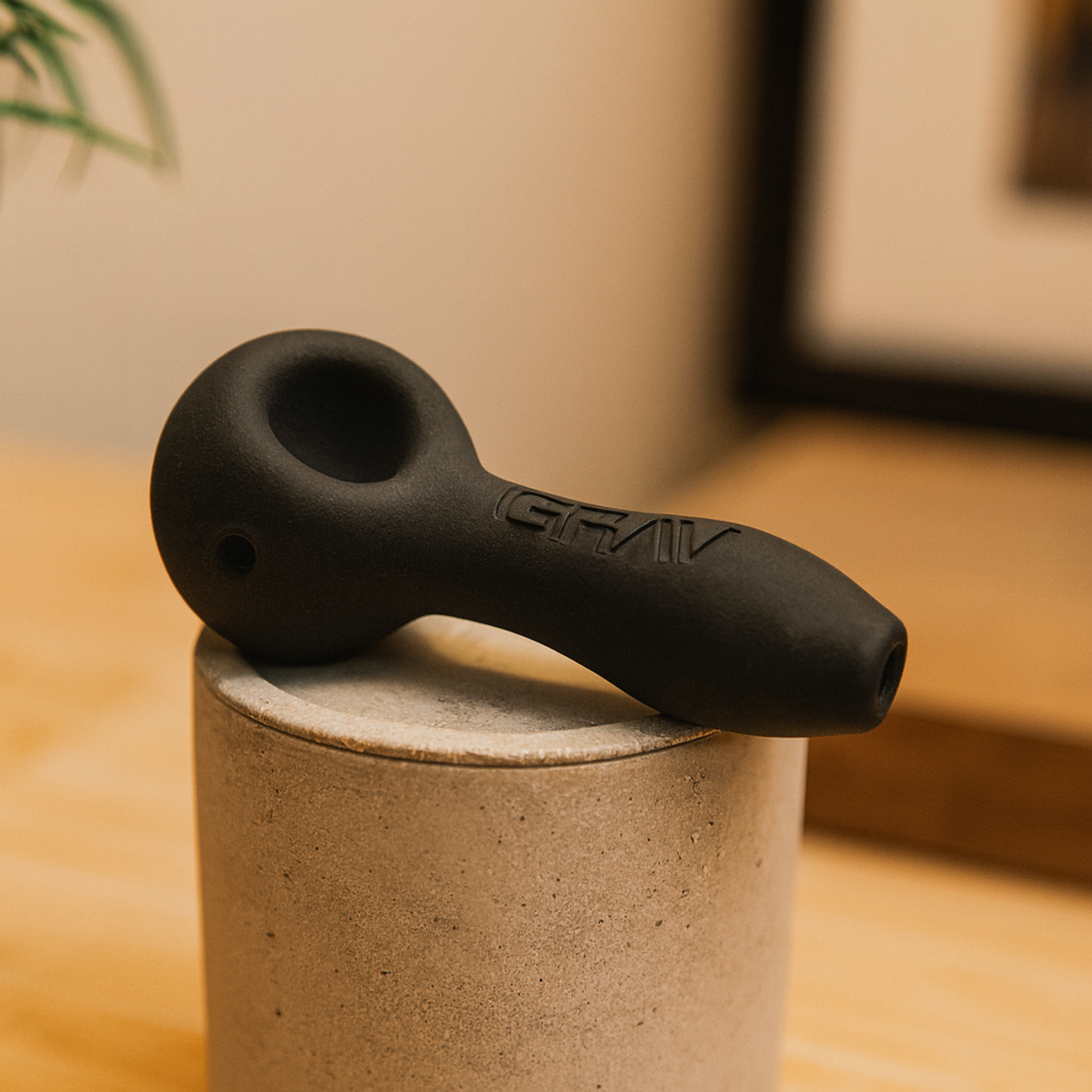 GRAV - 4" Sandblasted Spoon, Black