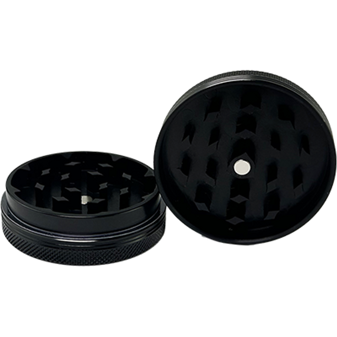 LuvBuds - 52mm 2-Piece Aluminum Grinder, Assorted Colors May Vary LuvBuds - 52mm 2-Piece Aluminum Grinder, Assorted Colors May Vary