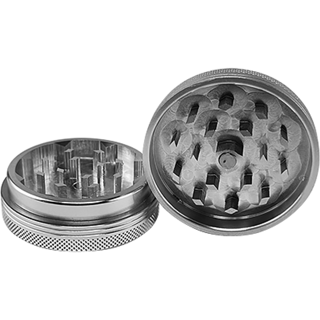 52mm Two Piece Aluminum Grinder | Assorted Colors