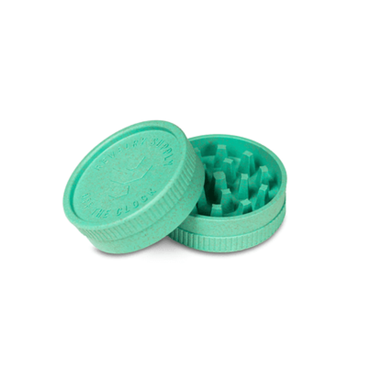 Revelry - 2 Piece Hemp Grinder, 24 Unit POP Display, Assorted Colors May Vary