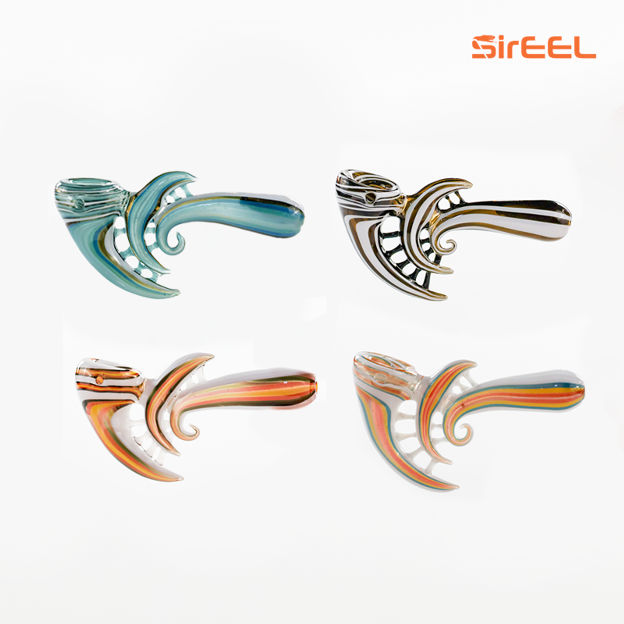4" SirEEL Triple Piece Linework Sherlock | Assorted Colors