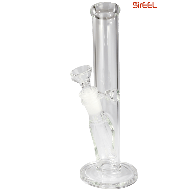 SirEEL - 10" Straight Tube Scientific Bong with Flower Bowl
