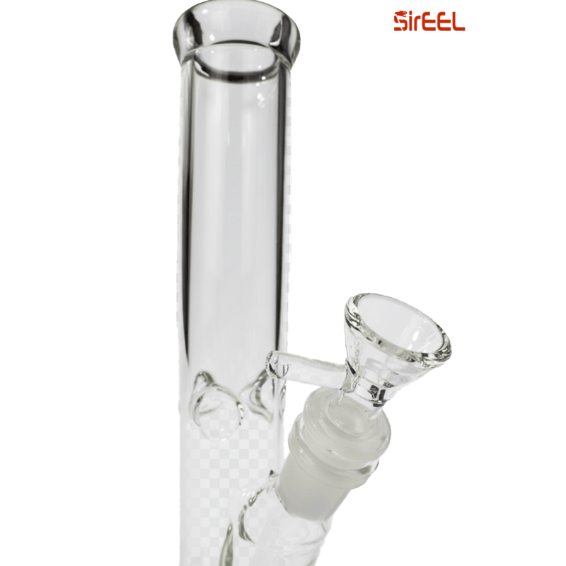 SirEEL - 10" Straight Tube Scientific Bong with Flower Bowl