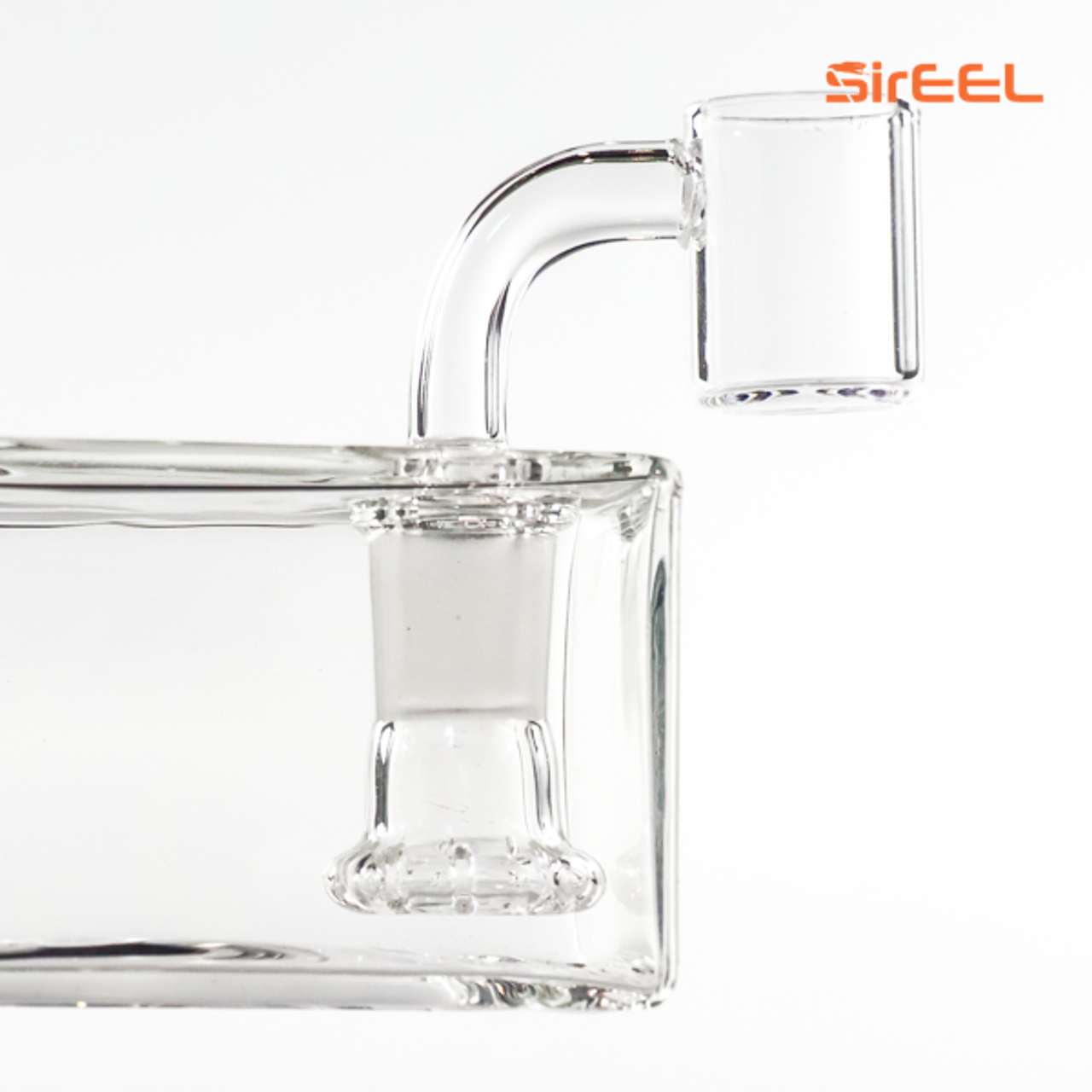 5" SirEEL Showerhead Cube Rig with Banger | Assorted Colors