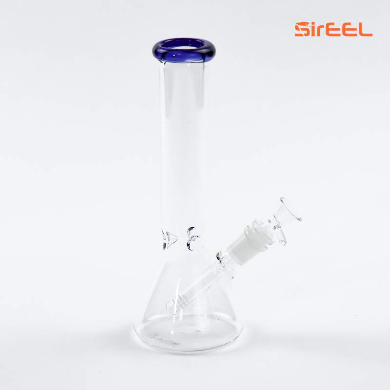 SirEEL - 10" Color Lip Beaker Bong and Flower Bowl, Assorted Colors