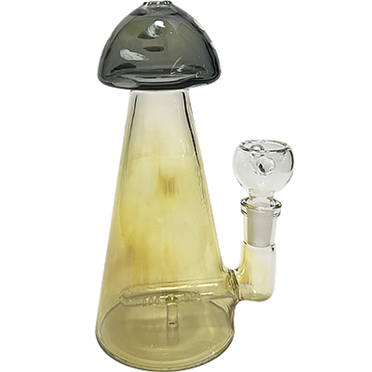 LuvBuds - 7" Inline Perc Mushroom Beaker Bong, Assorted Colors May Vary LuvBuds - 7" Inline Perc Mushroom Beaker Bong, Assorted Colors May Vary
