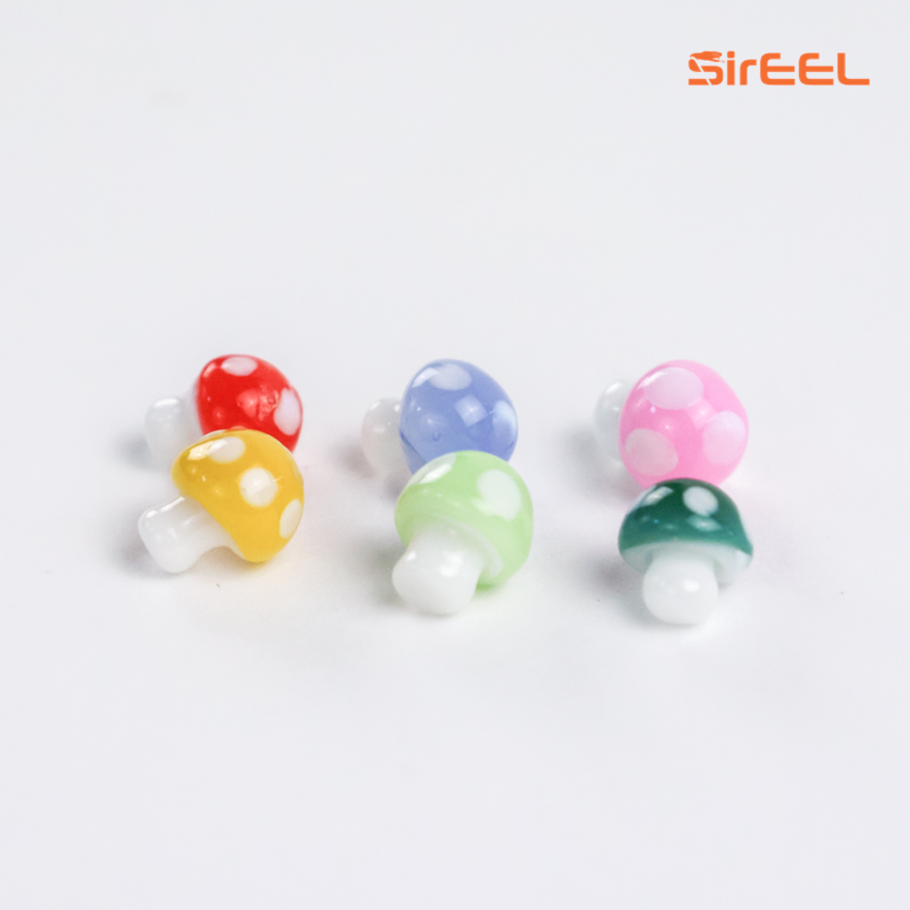 SirEEL - 50pk Mushroom Terp Pearls 8mm, Assorted Fun-gi