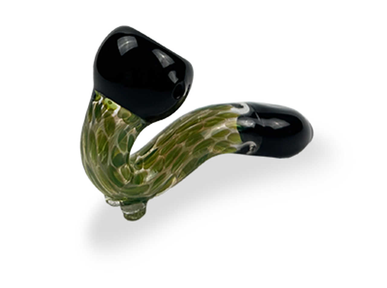 4" Bent Sherlock Honeycomb Hand Pipe | Assorted Colors
