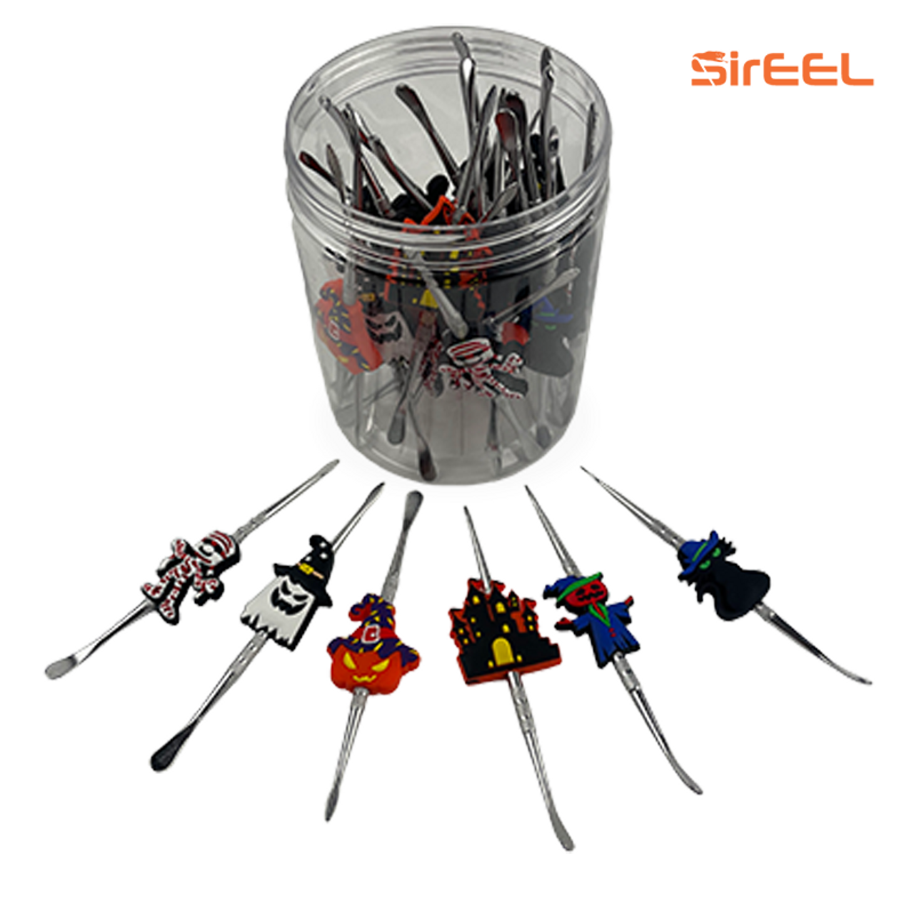 5" SirEEL Halloween Dab Tools | Assorted Colors | 30 Pack