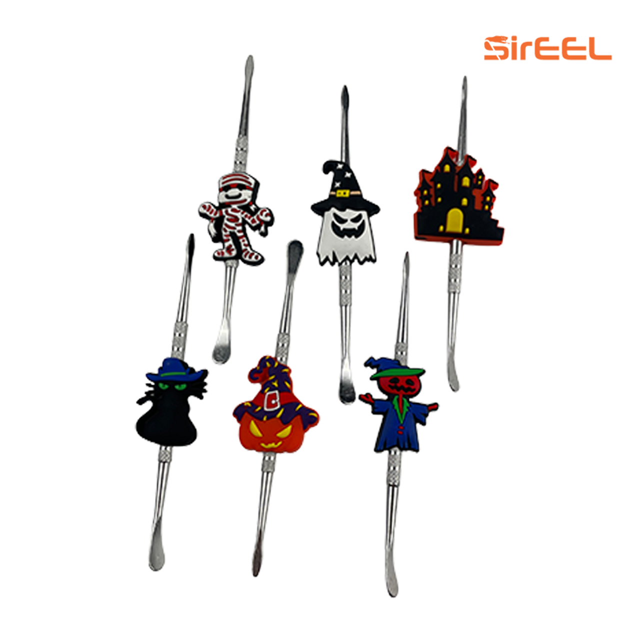 5" SirEEL Halloween Dab Tools | Assorted Colors | 30 Pack