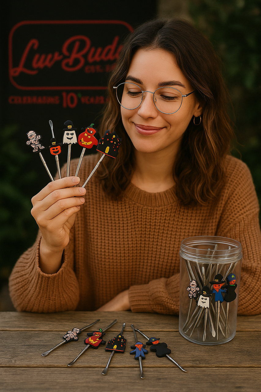 SirEEL - 30pk 5" Halloween Dab Tools, Assorted Colors May Vary (Generated with AI which can make mistakes)