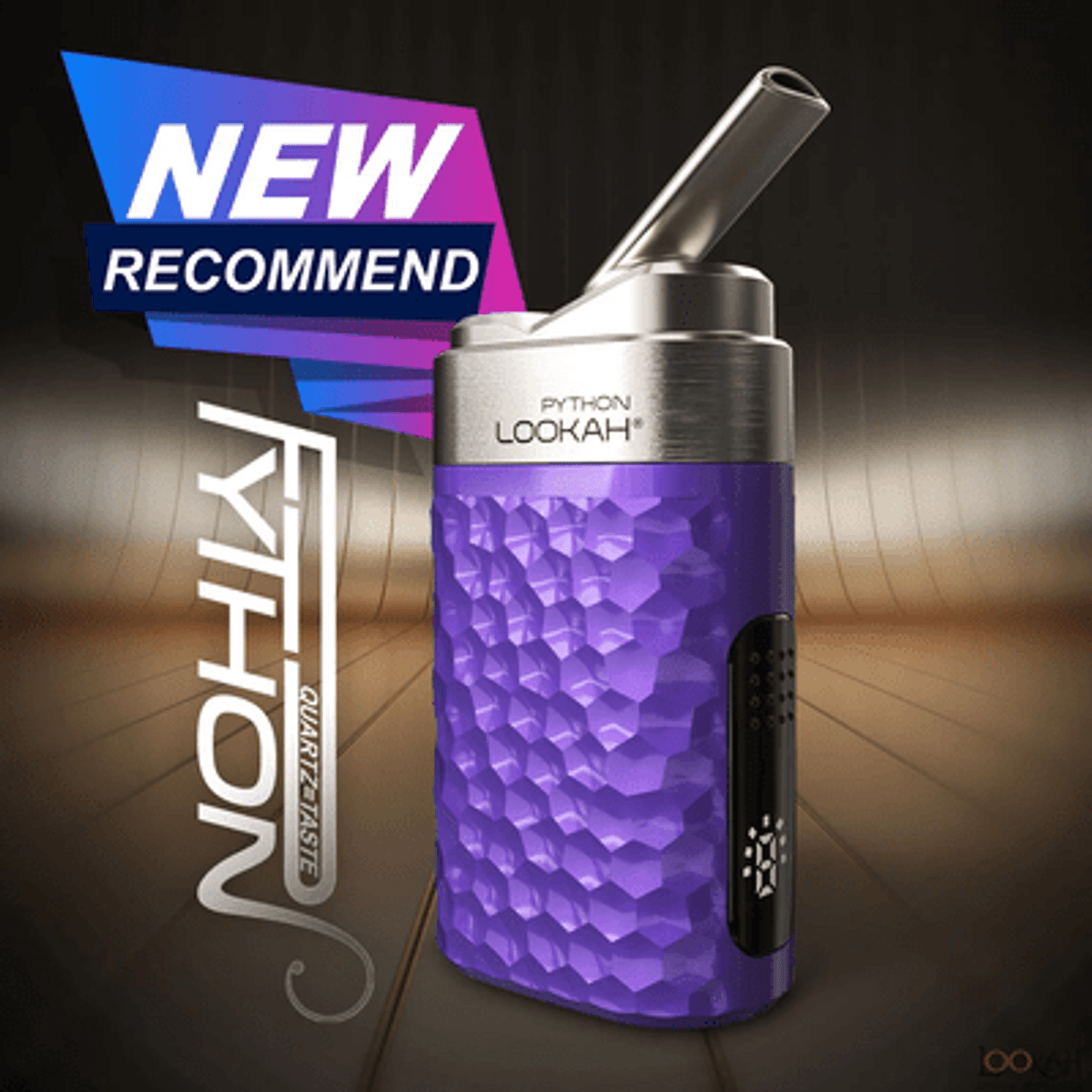 Lookah Python Wax Vape 650mAh Variable Voltage | Purple