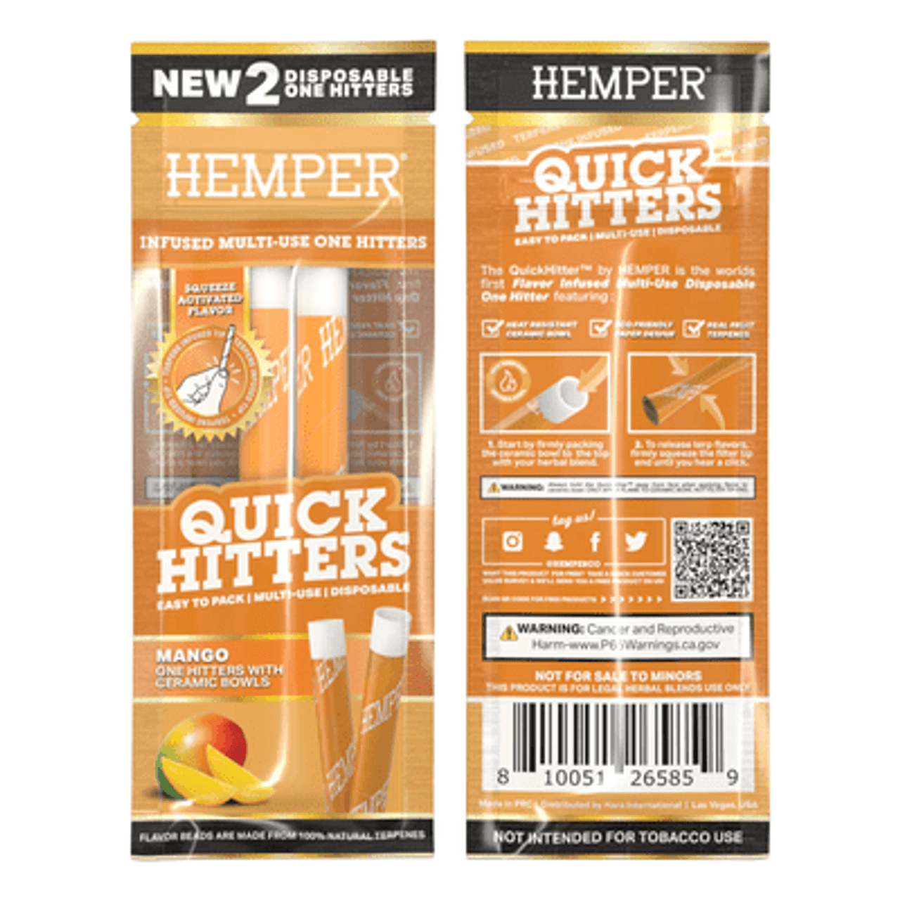 Hemper Quick Hitter Disposable | Mango