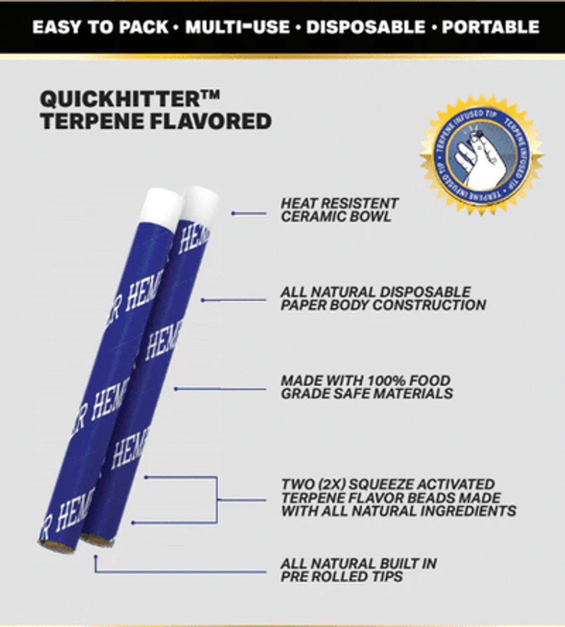 Hemper Quick Hitter Disposable | Mango