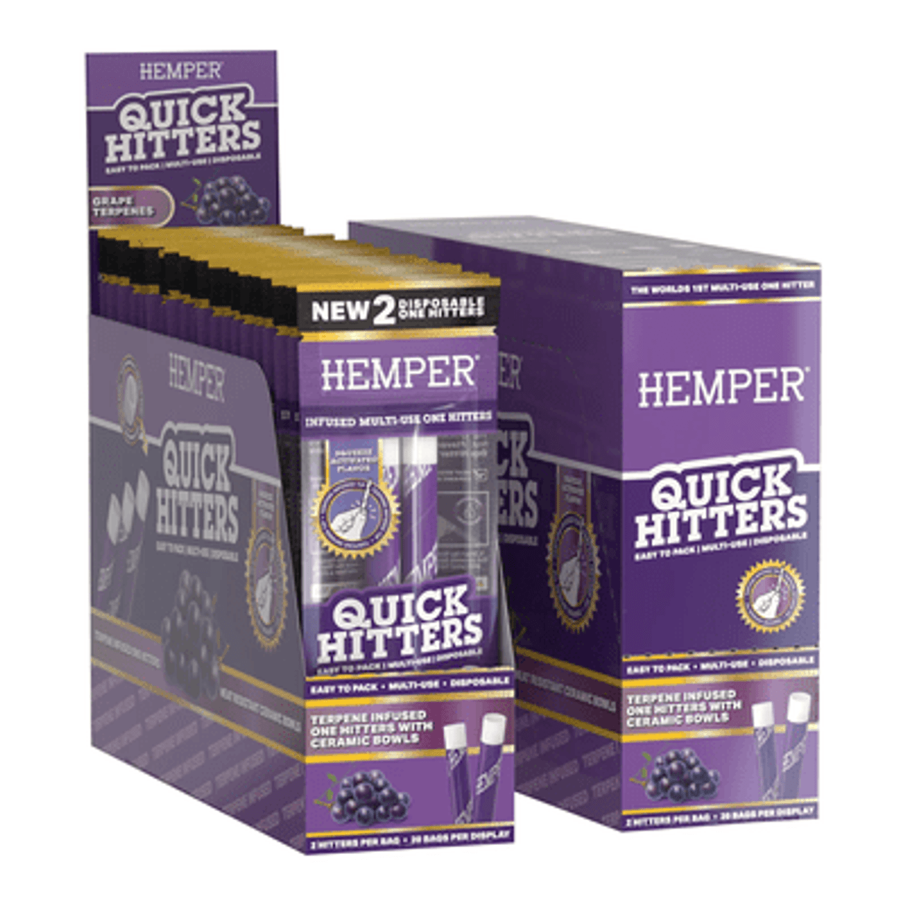 Hemper Quick Hitter Disposable | Grape