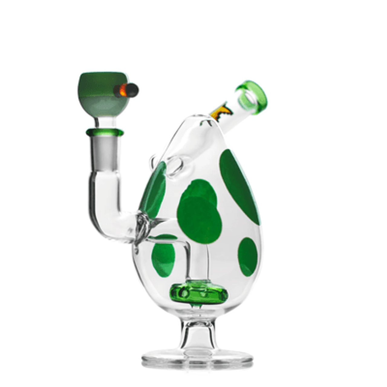7" Hemper Spotted Egg Bong with Bowl | Assorted Colors