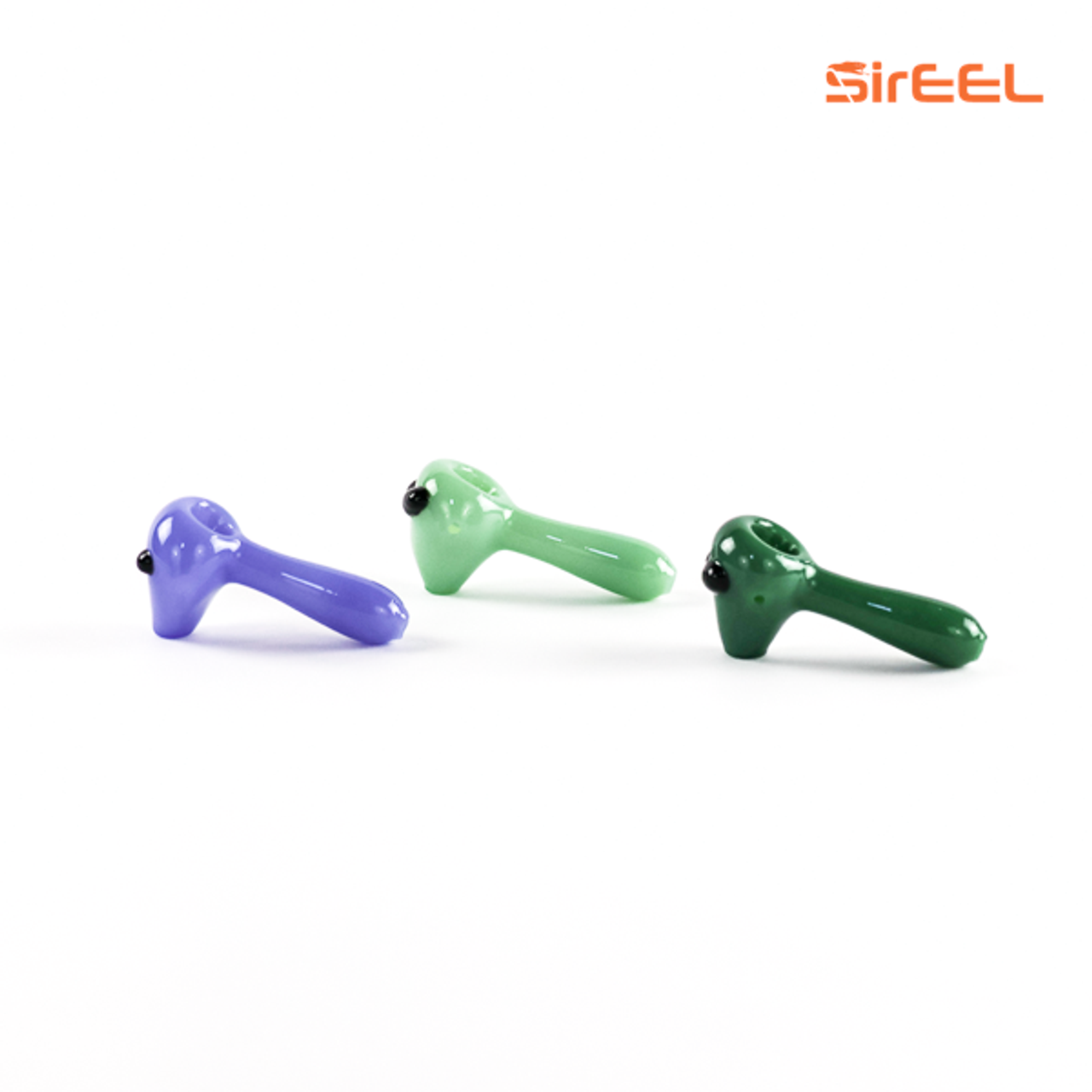 4" SirEEL Little Green Toke Machine Alien Hand Pipe | E.T. Puff Home Colors