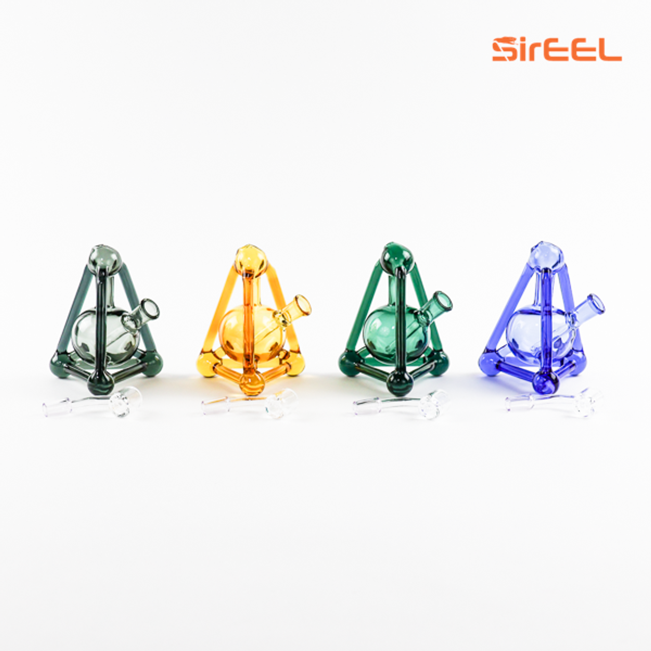 5.75" SirEEL Mini Flux Capacitor Oil Rig | Assorted Colors | Comes with Banger