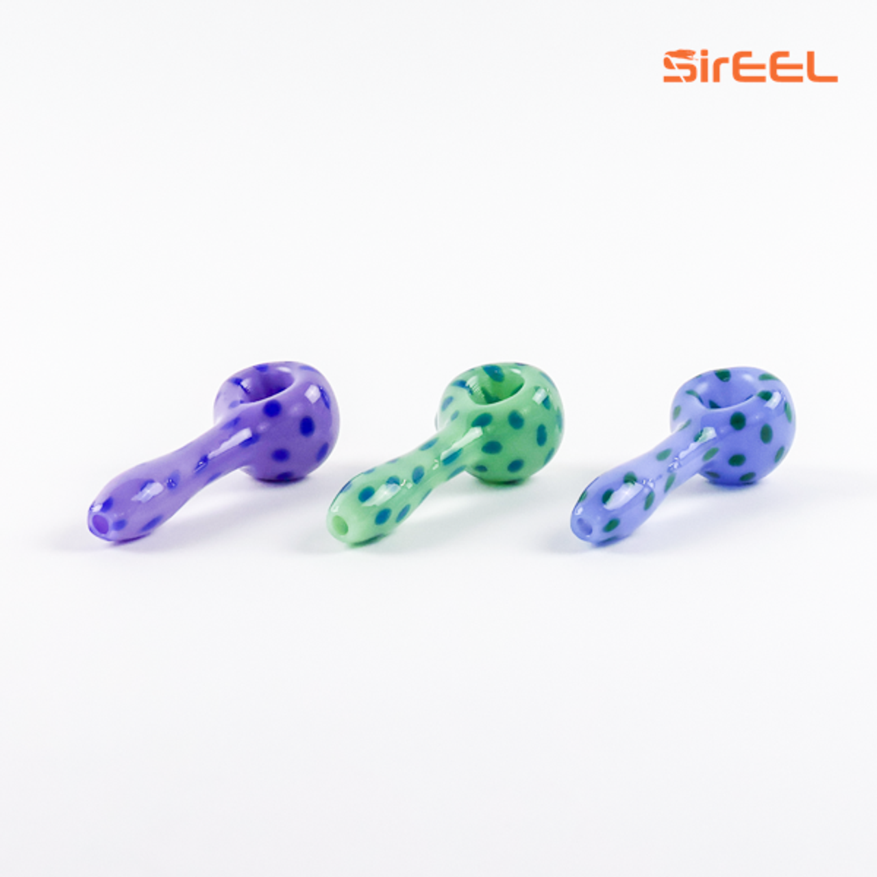 4.5" SirEEL Leopard Spots Spoon Pipe | Assorted Colors