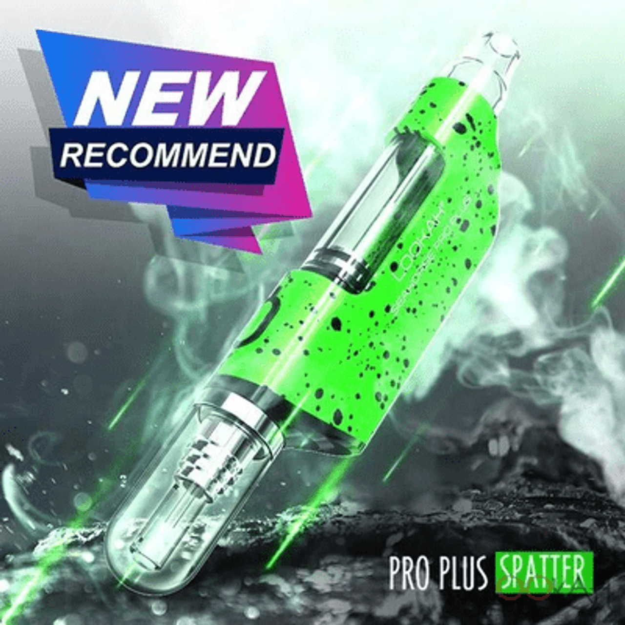 Lookah Seahorse Pro Plus | Green-Black Spatter