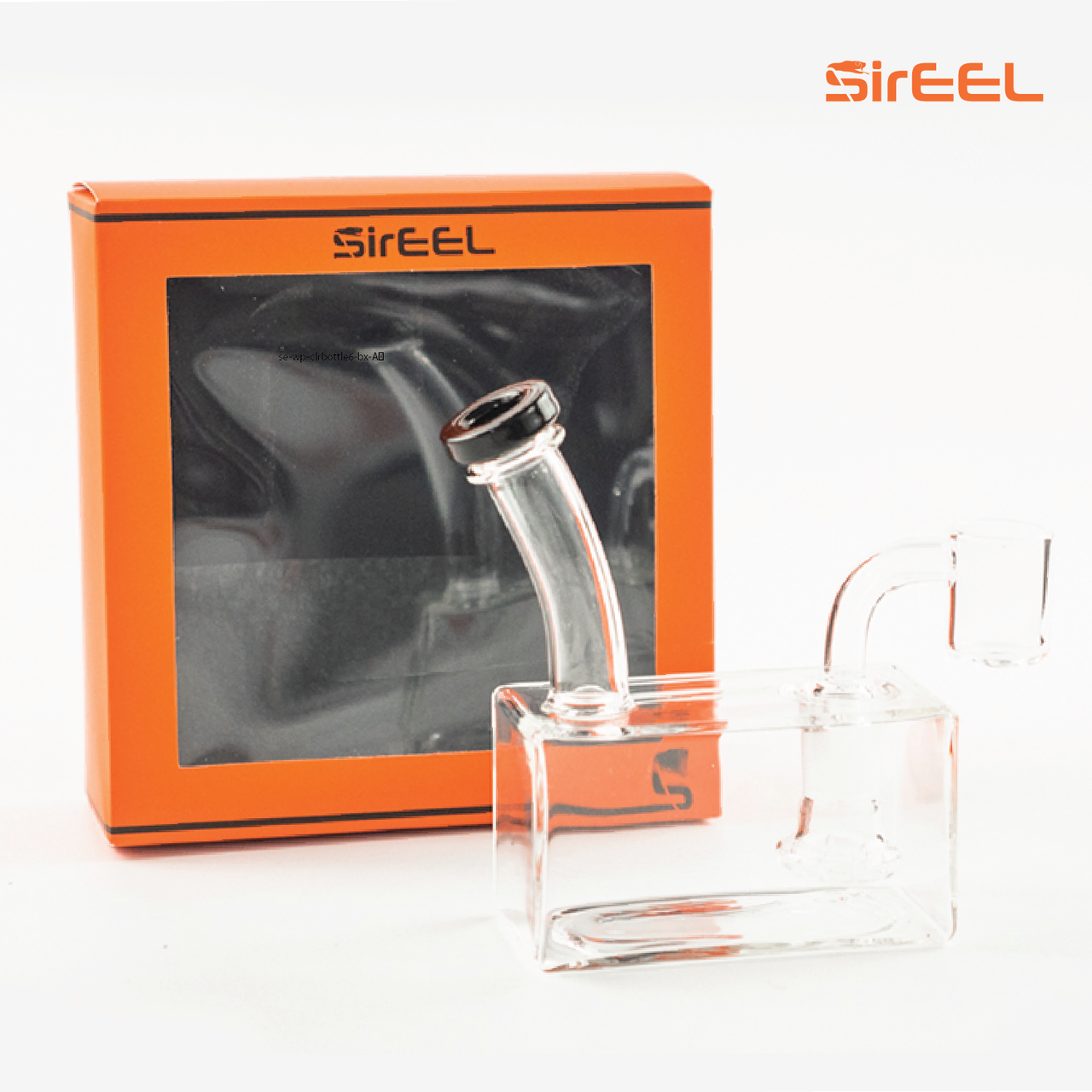 5" SirEEL Showerhead Cube Rig with Banger | Assorted Colors | Retail Packaging