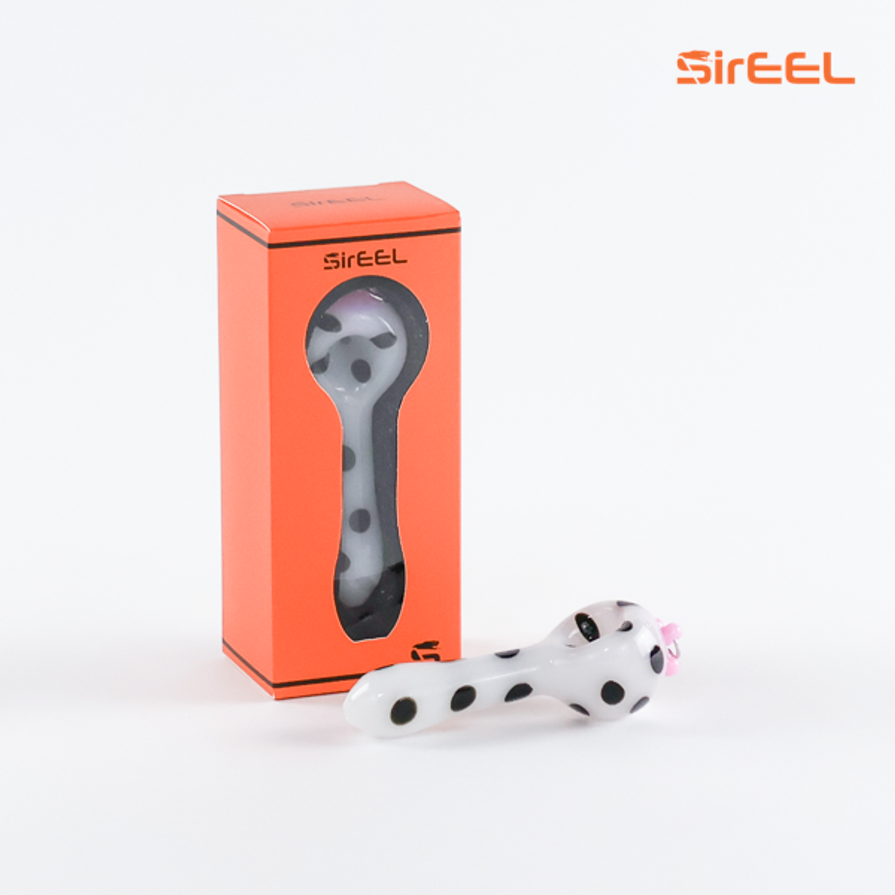 5" SirEEL Pierced Cow Udder Spoon | Retail Packaging