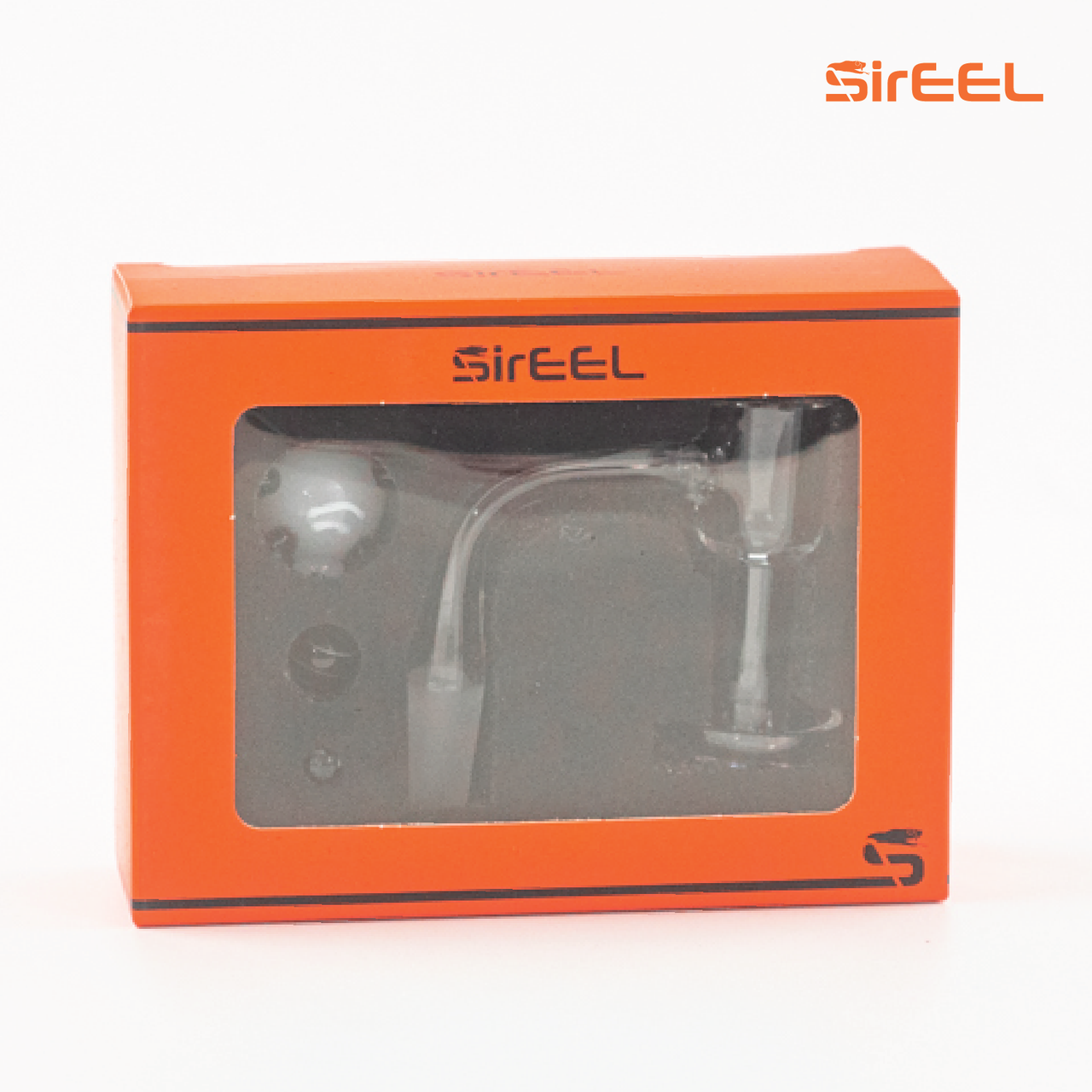 SirEEL Quartz Terp Slurper Panda Set | Matching Cap & Pills | 14mm Male | Retail Packaging