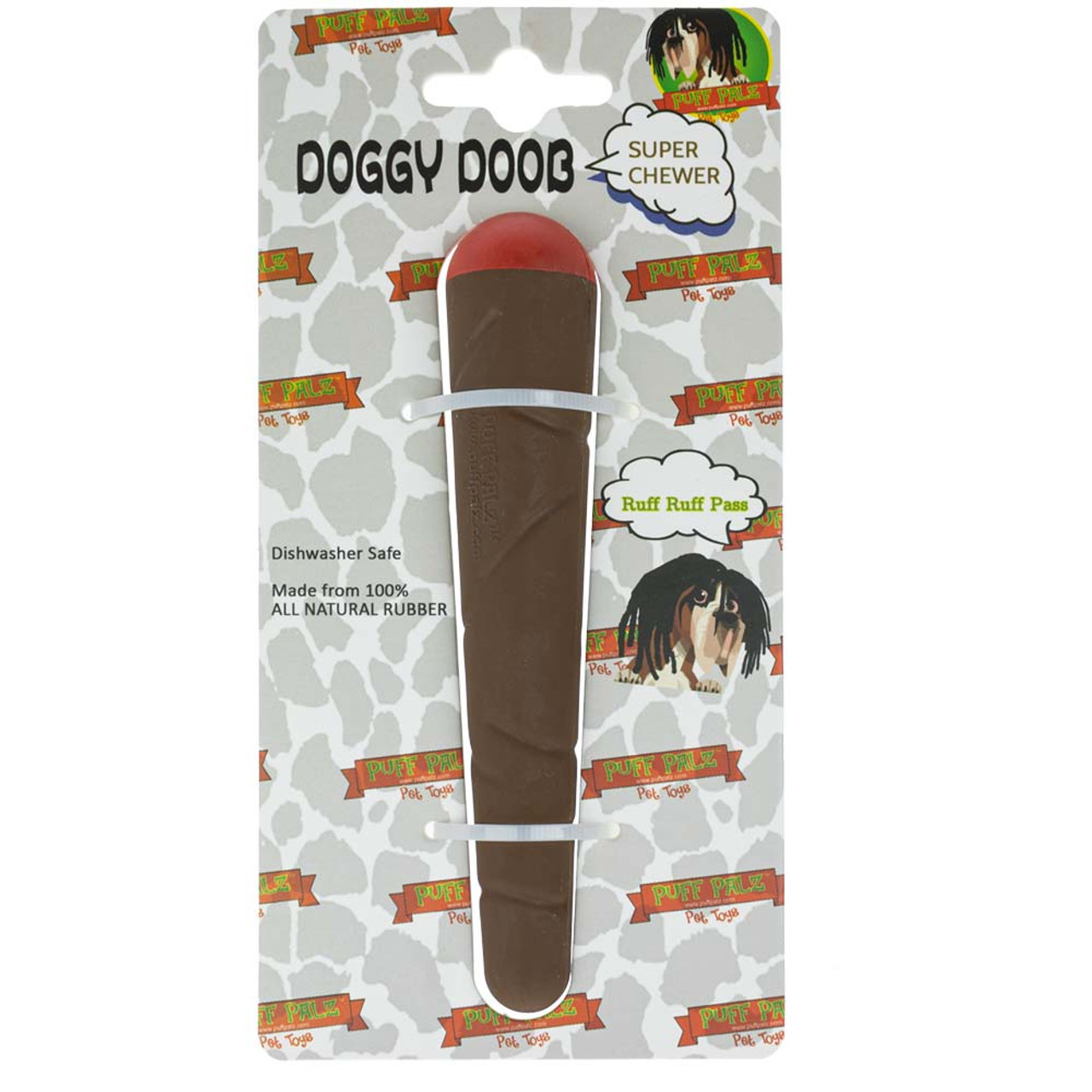 PUFF PALZ - DOGGIE DOOB Novelty Dog Toy, Assorted Colors May Vary