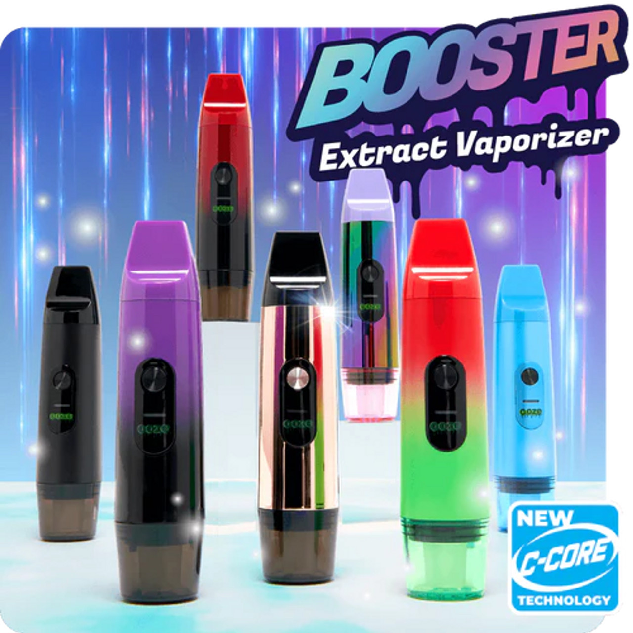 Ooze Booster Extract Vaporizer – C-Core 1100 MAh | Assorted Colors