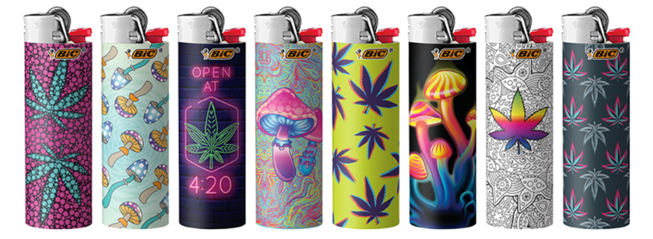 BIC - Maxi Special Edition Counterculture Lighter, 50 Pk, Retail Display
