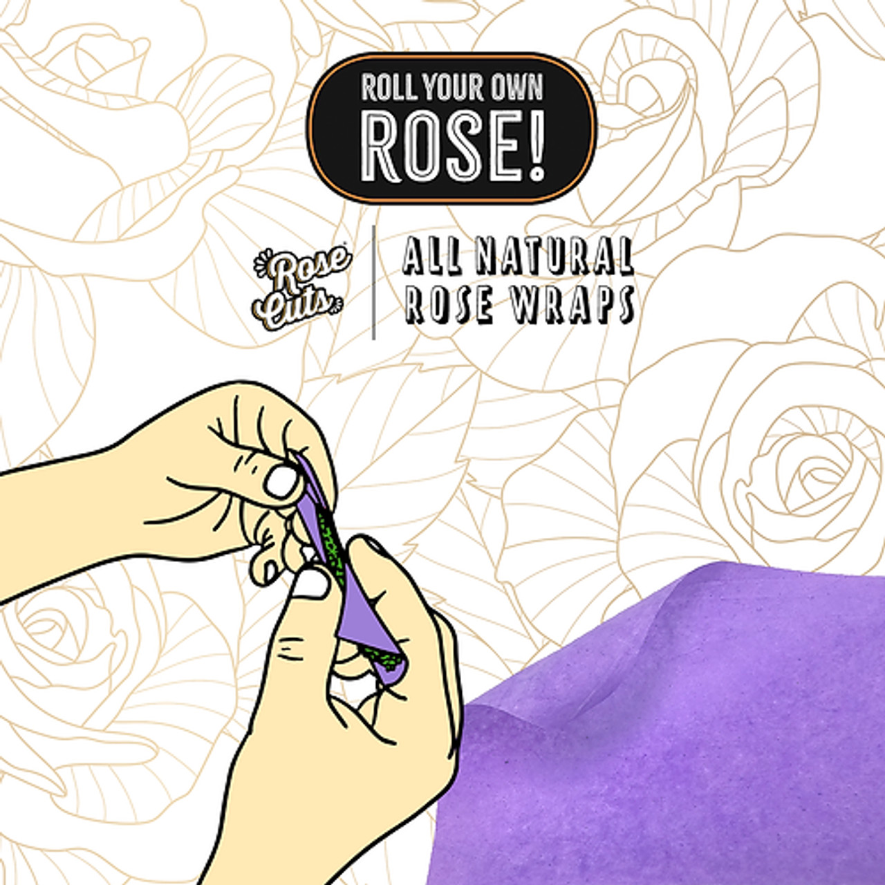 Rose Cuts Purple Wraps | 15ct | 3pk | Original