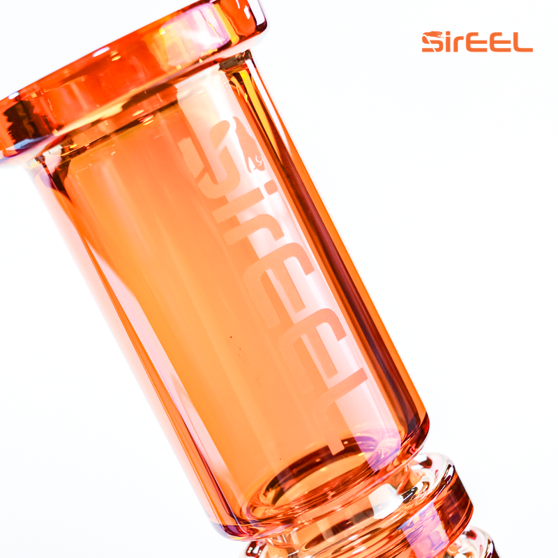 SirEEL - 11.5" Iridized Totally Tubular Bong with Bowl, Assorted Colors May Vary