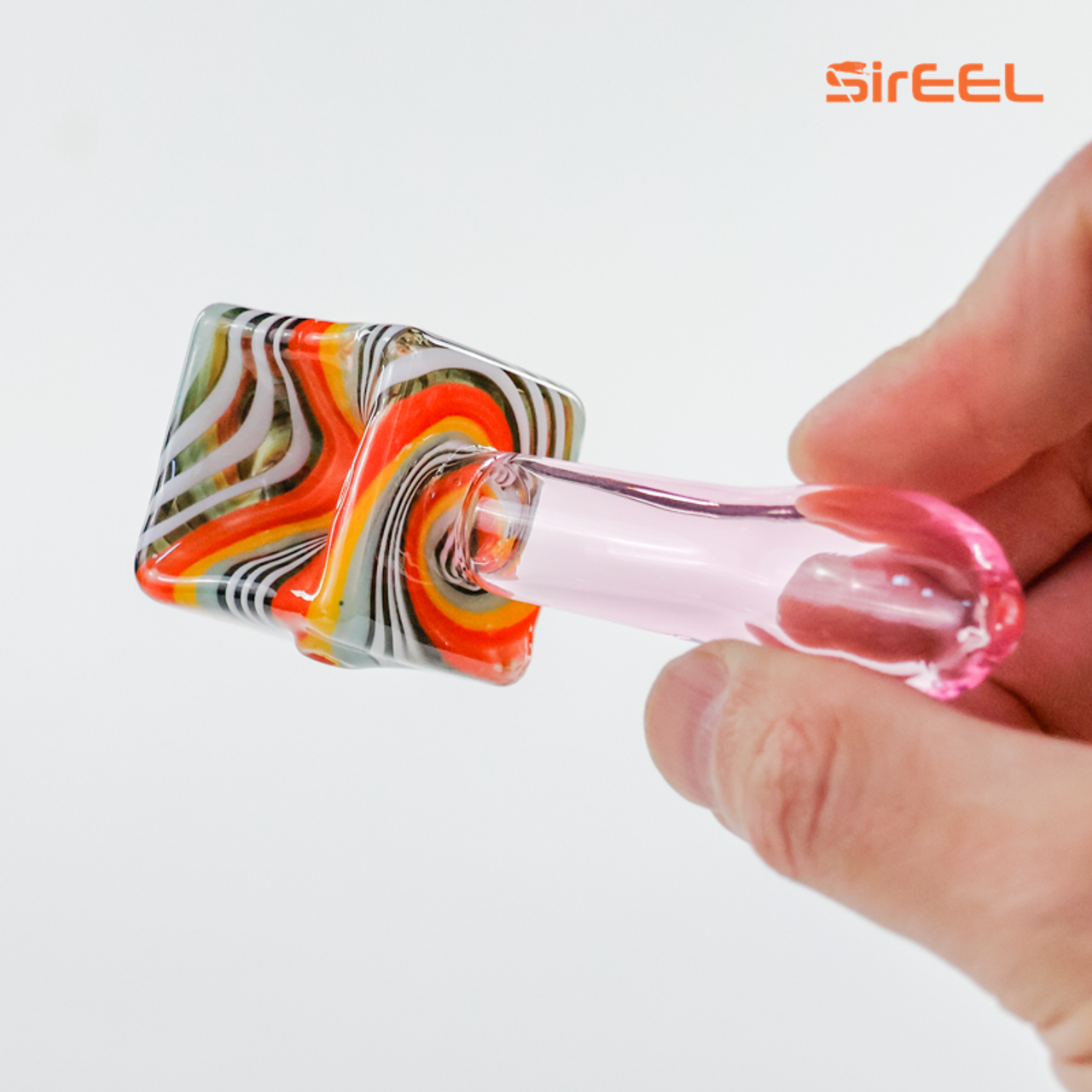 4" SirEEL WigWag Cubist Colorwave Pipe  | Assorted Colors