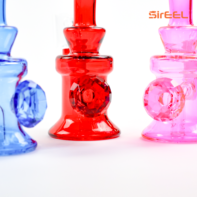 SirEEL - 5" Tiny Treasure UV Dab Rig with Banger, Assorted Colors May Vary, Retail Packaging