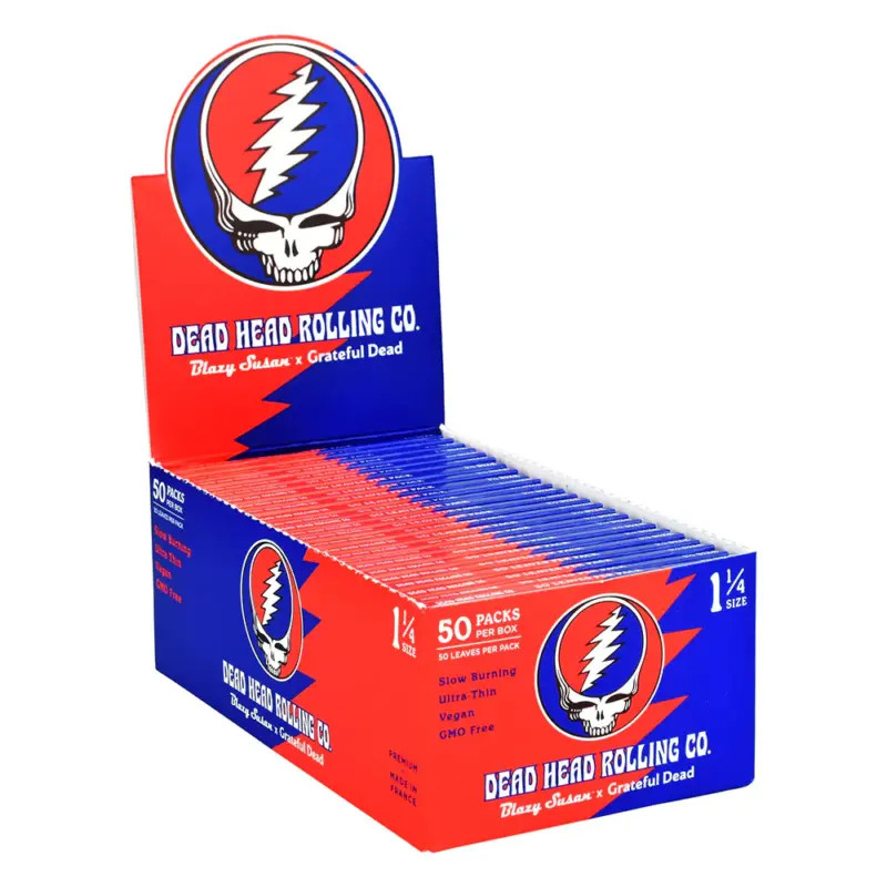 Blazy Susan x Grateful Dead - Dead Papers, 1 1/4, 50ct Blazy Susan x Grateful Dead - Dead Papers, 1 1/4, 50ct