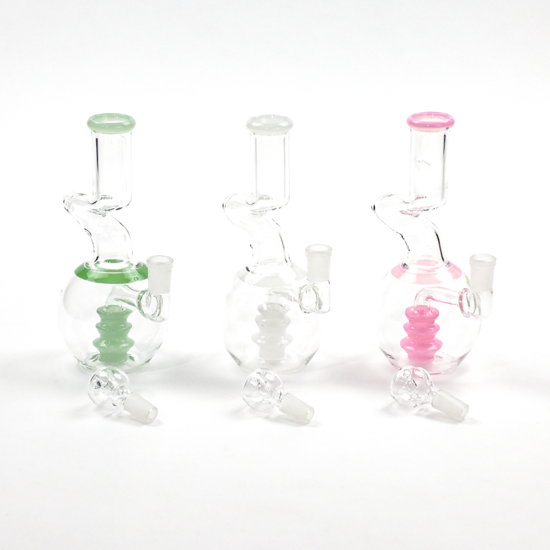 LuvBuds - 8" Slime Zong Shaped Bong with Flower Bowl, Assorted Colors May Vary